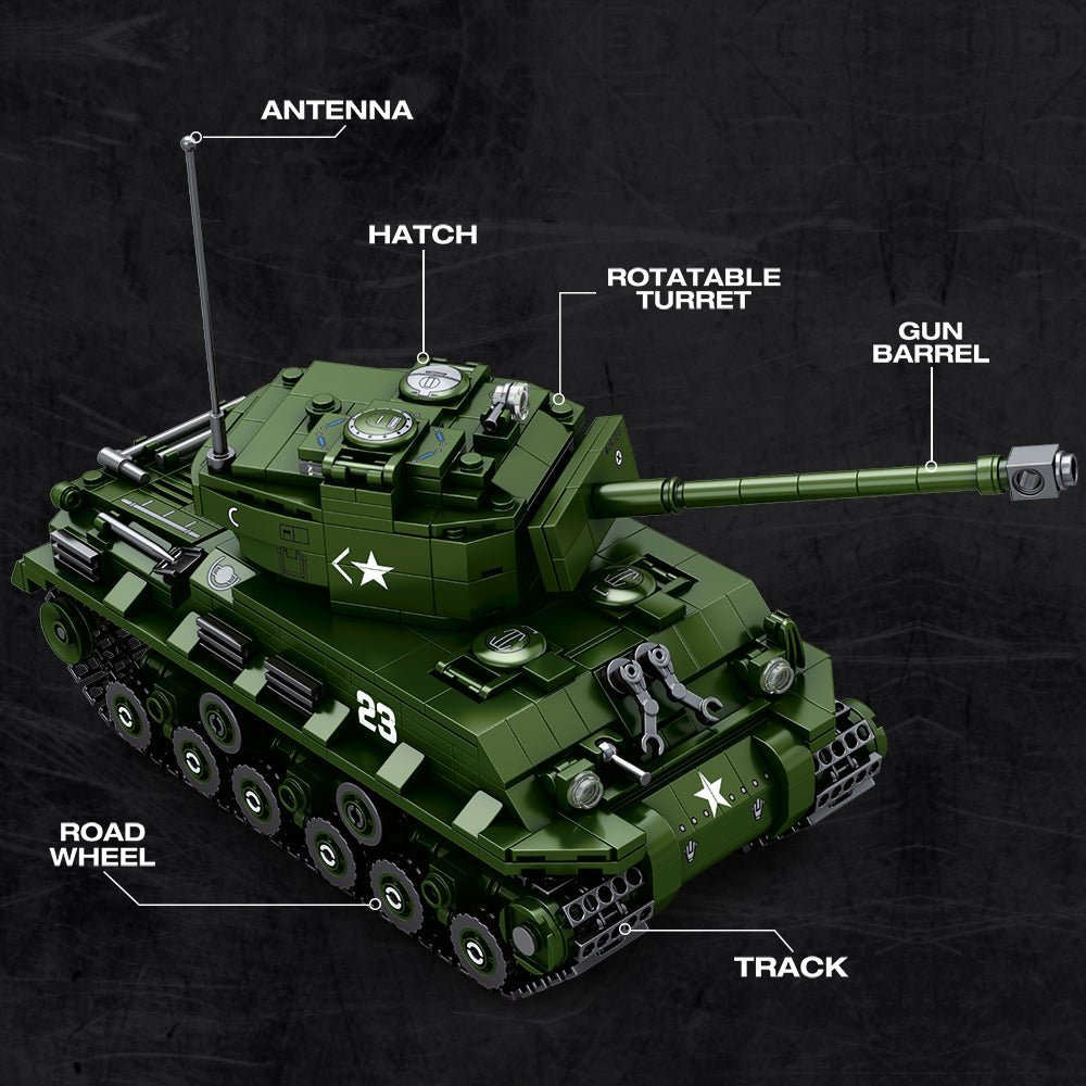 MISINI 77030  Sherman M4A3E8 World of tanks Official License