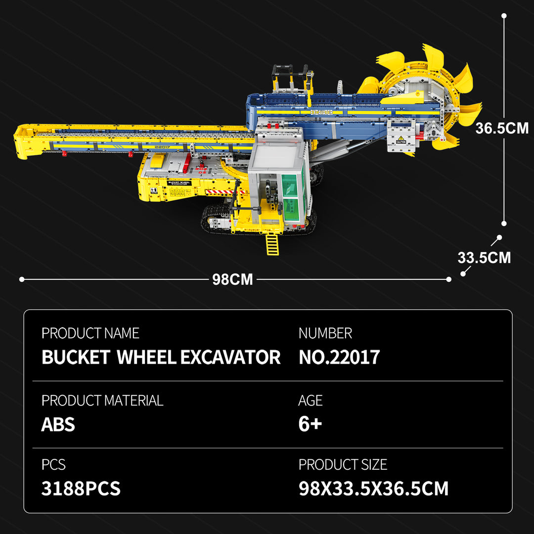 MISINI 22017 BUCKET PADDLE WHEEL EXCAVATOR