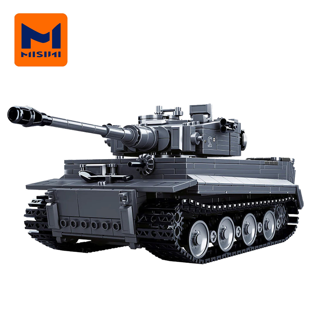 MISINI M38-B0851 Panzerkampfwagen Tiger Ausf ü hrung E,  Remote Control Building Block Tank