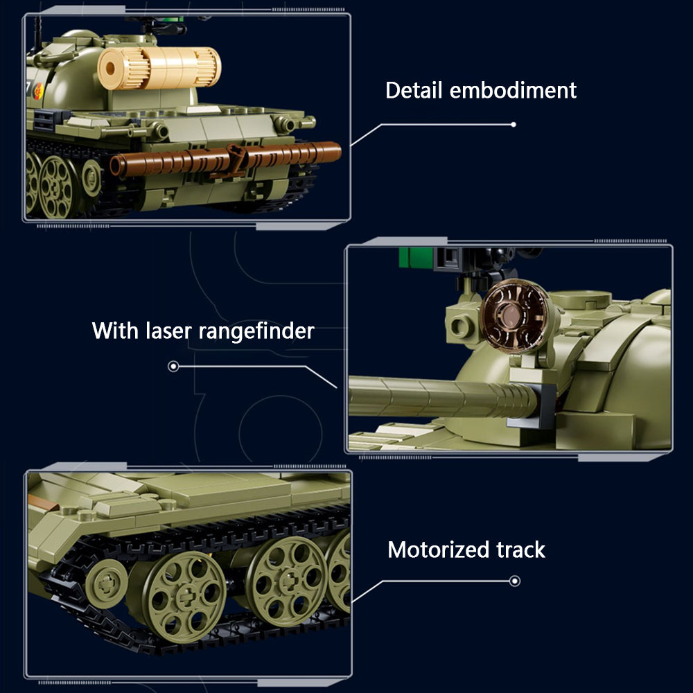 MISINI B1135 T54S Medium Tank Building Block