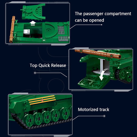 MISINI B1136 BMP-2MS Infantry Gighting Vehicle Building Block