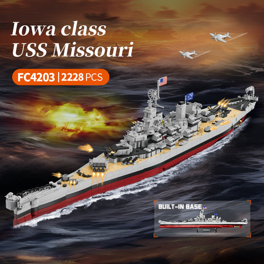 MISINI FC4203 The Iowa class battleship Missouri