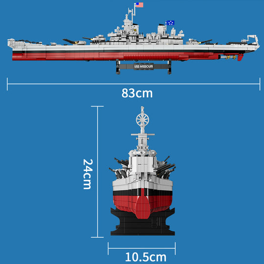 MISINI FC4203 The Iowa class battleship Missouri