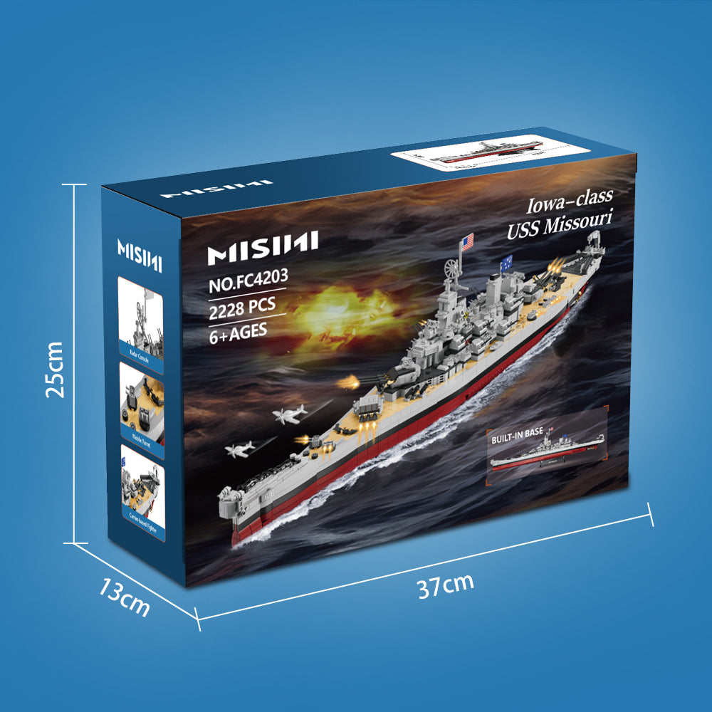 MISINI FC4203 The Iowa class battleship Missouri