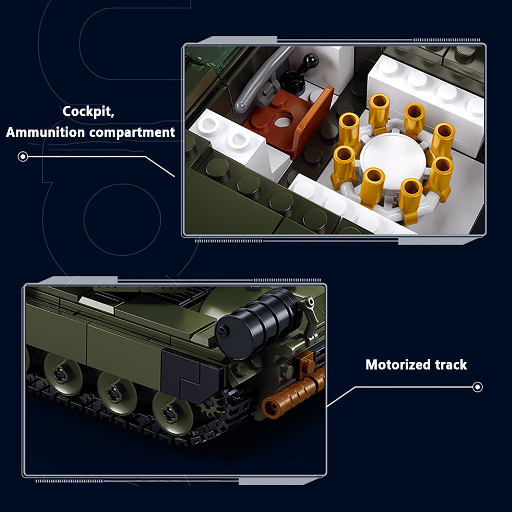 MISINI M38-B1178 T-80BVMS Main Battle Tank