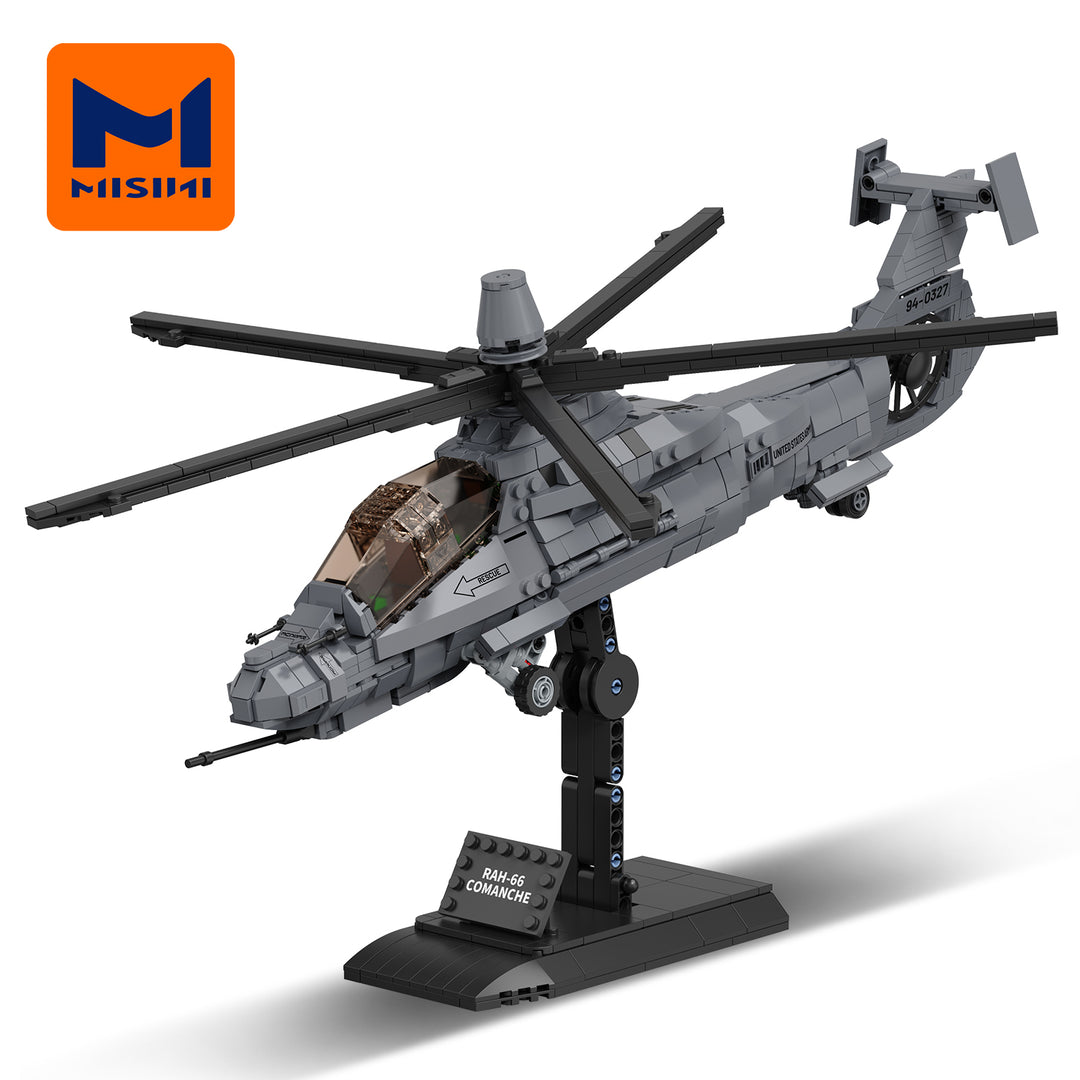 MISINI M8022 RAH-66 Stealth Helicopter