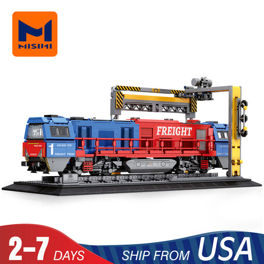 MISINI 66021 G2000 European Freight Train US Warehouse Express