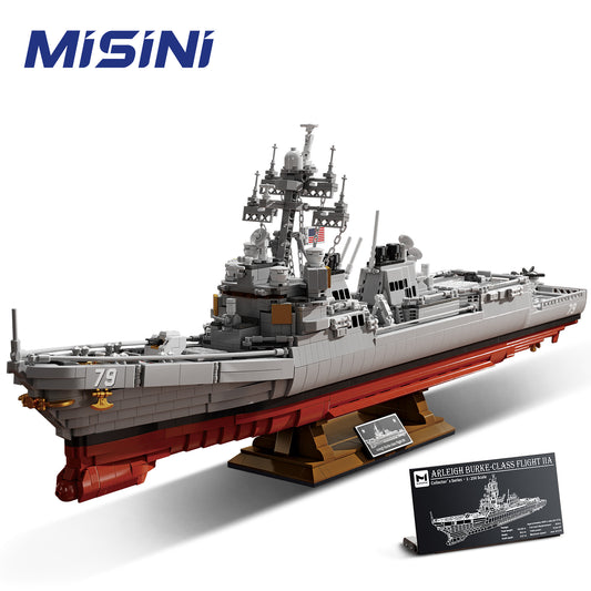 MISINI 1/200 Scale Arleigh Burke-Class Destroyer Flight IIA Building Block Model