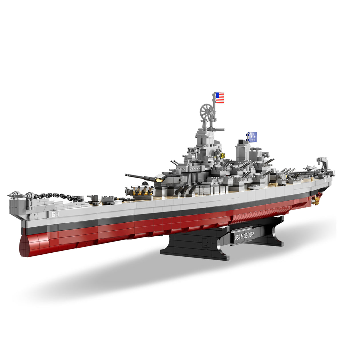 MISINI M6320 The Iowa Class Battleship Missouri Building Block Model