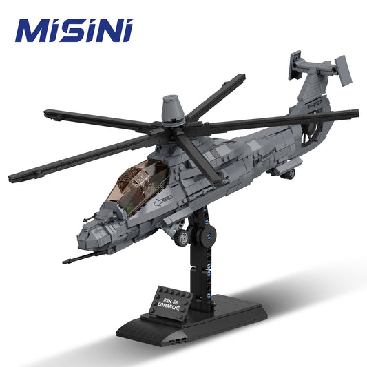 MISINI 1/35 Scale RAH-66 Comanche Stealth Helicopter Building Block Model