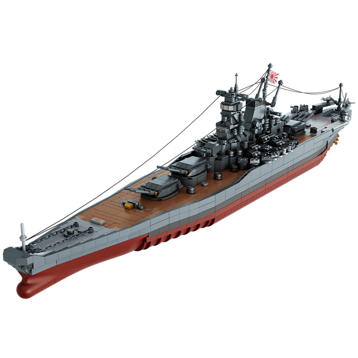 MISINI 1/300 Scale Yamato Battleship Building Block Model