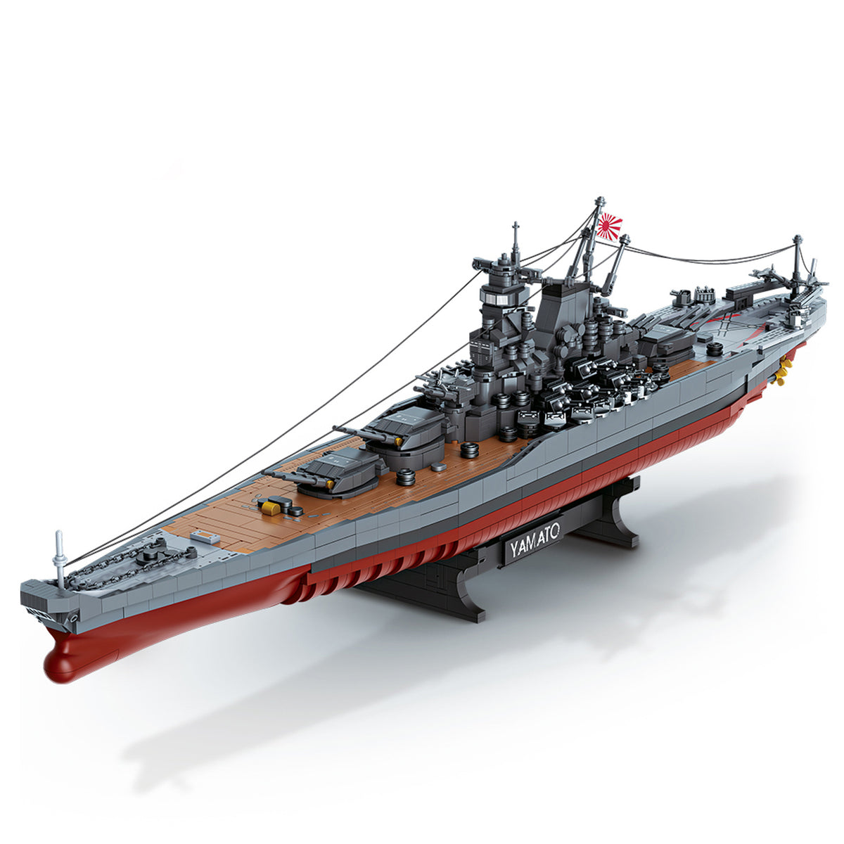 MISINI 1/300 Scale Yamato Battleship Building Block Model