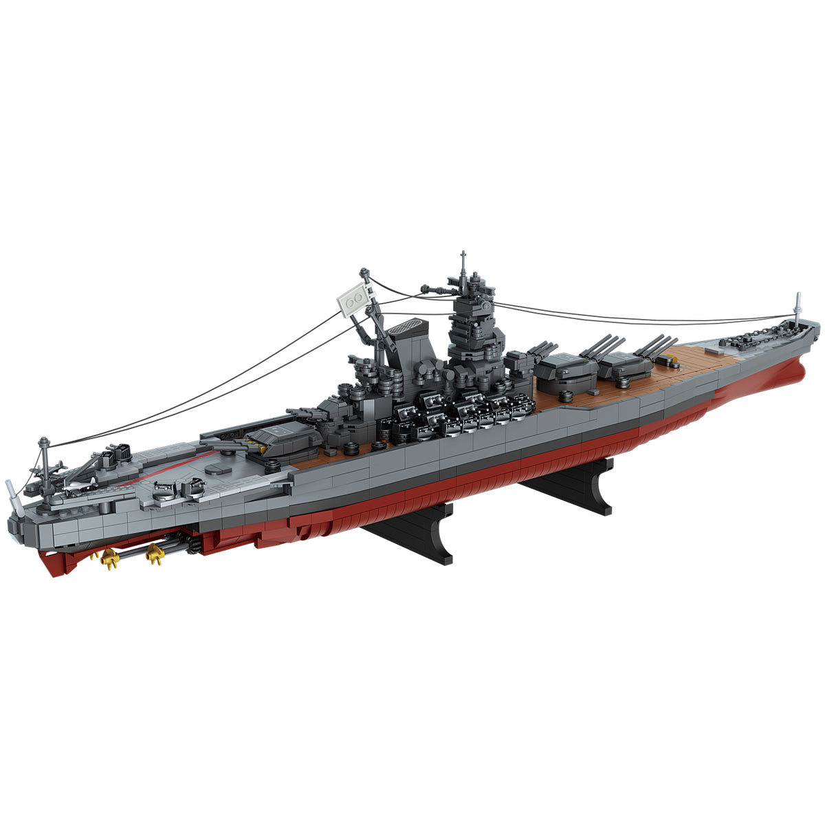 MISINI 1/300 Scale Yamato Battleship Building Block Model