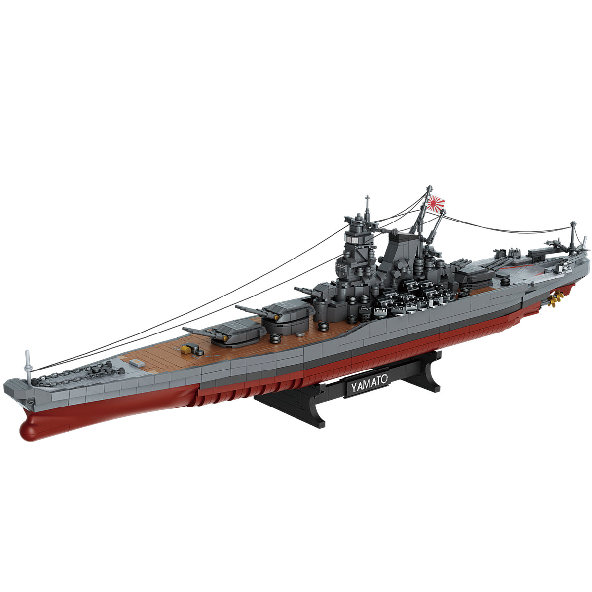 MISINI 1/300 Scale Yamato Battleship Building Block Model