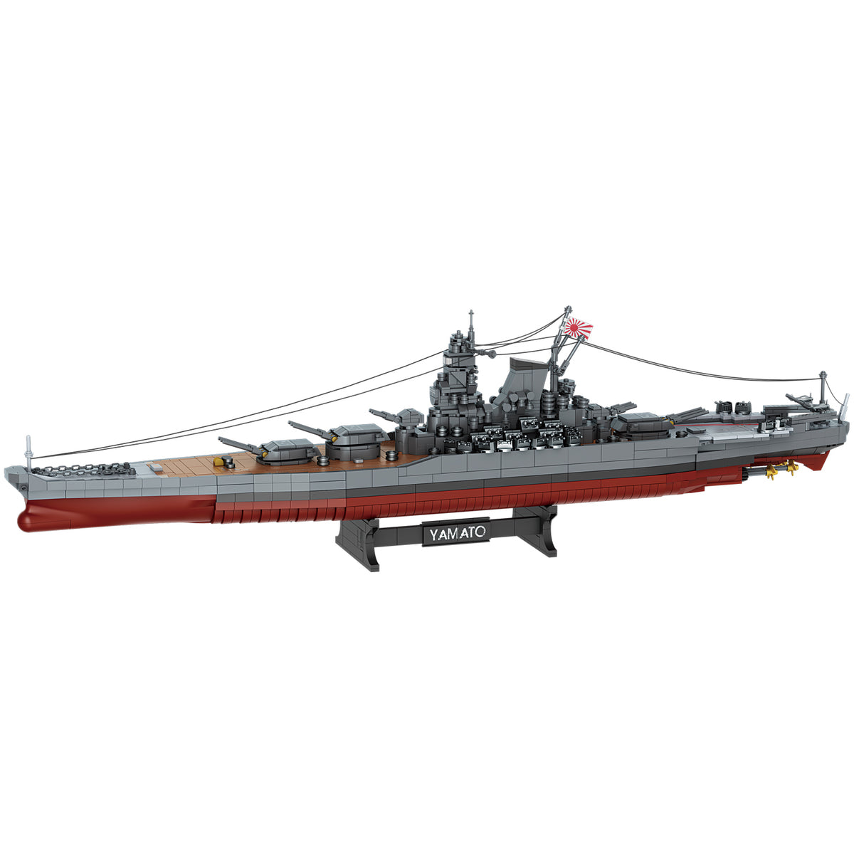 MISINI 1/300 Scale Yamato Battleship Building Block Model