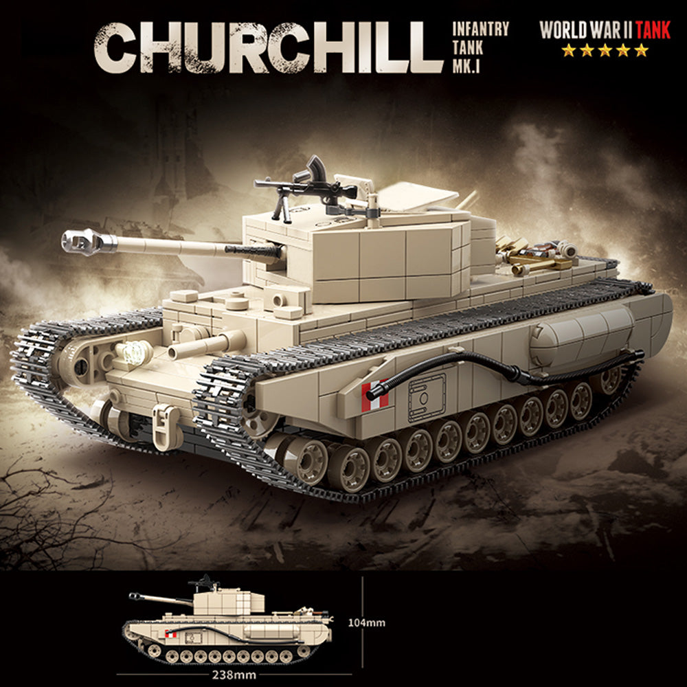 MISINI 100238 CHURCHILL MK.I Infantry TanK