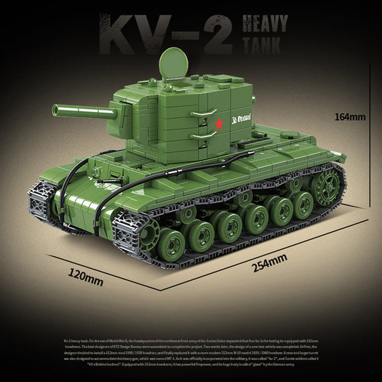 MISINI 100239 KV-2 Heavy Tank