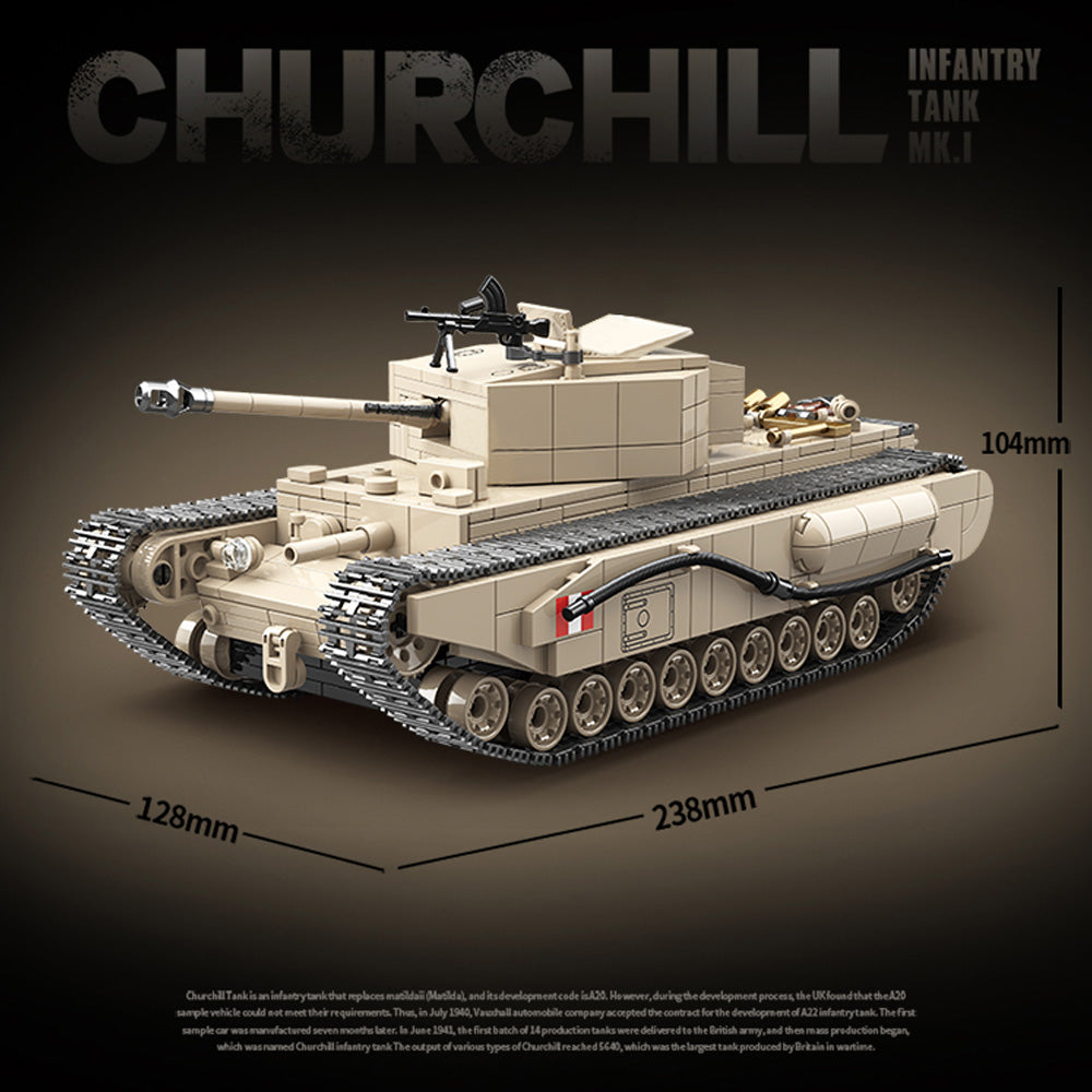 MISINI 100238 CHURCHILL MK.I Infantry TanK