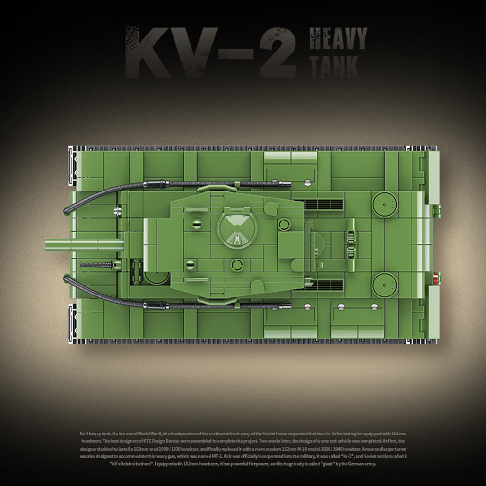 MISINI 100239 KV-2 Heavy Tank