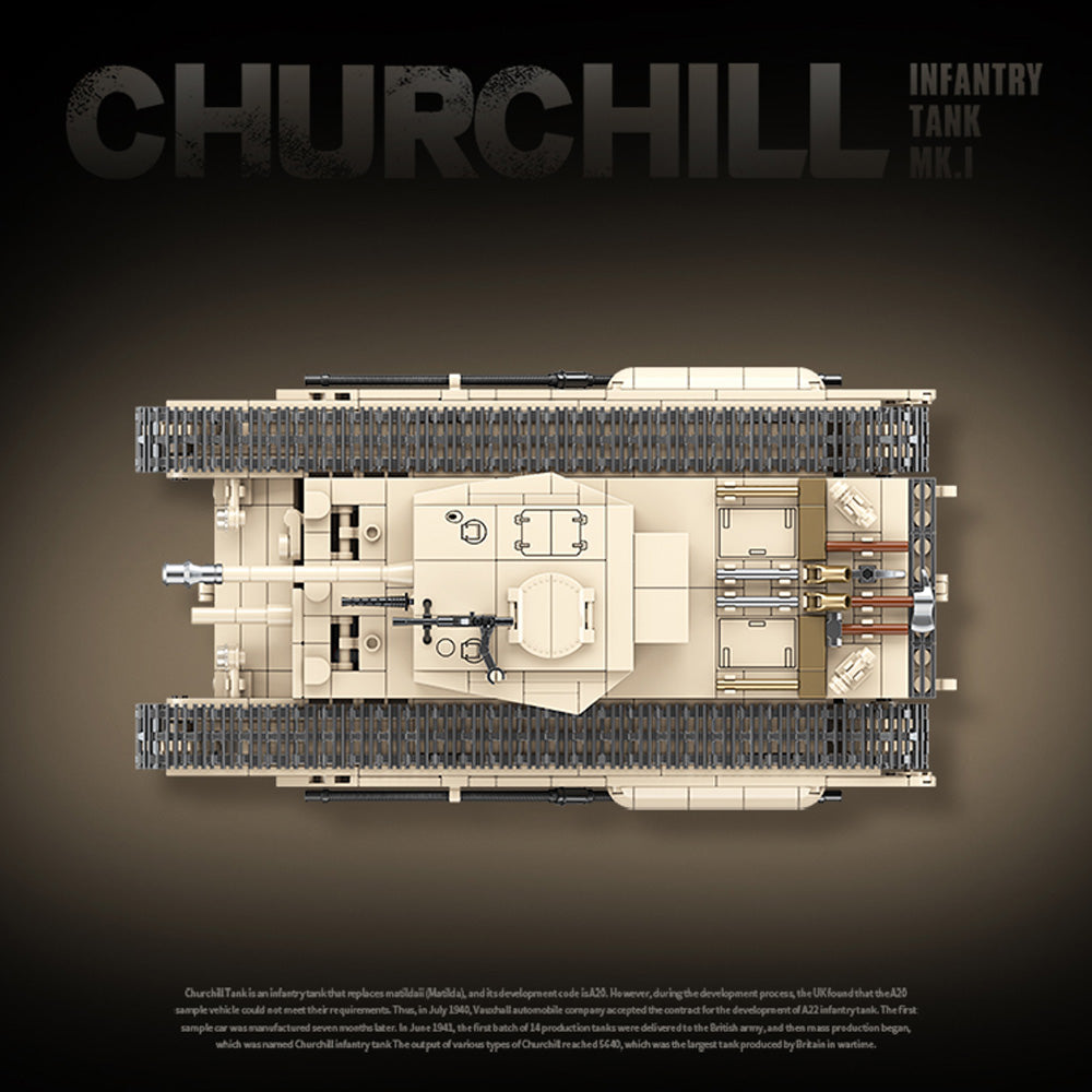 MISINI 100238 CHURCHILL MK.I Infantry TanK