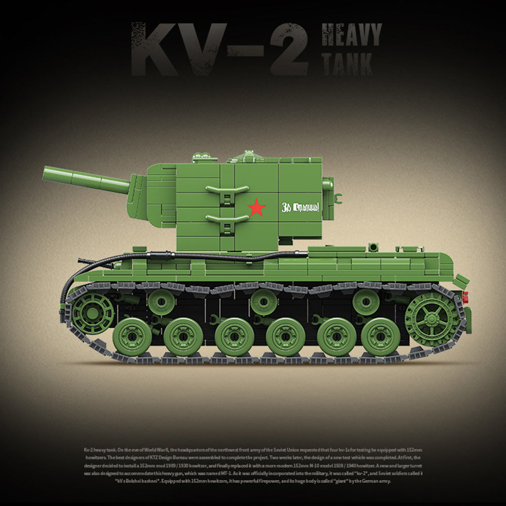 MISINI 100239 KV-2 Heavy Tank