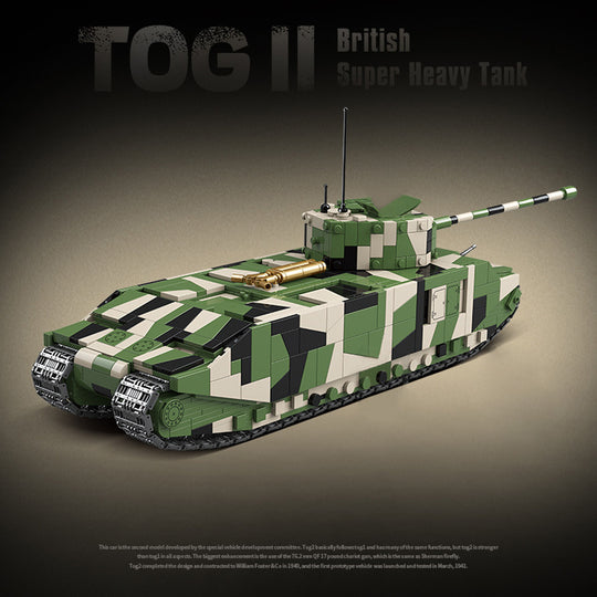 MISINI Technik QUANGUAN 100241 Britsh TOG II Super Heavy Tank