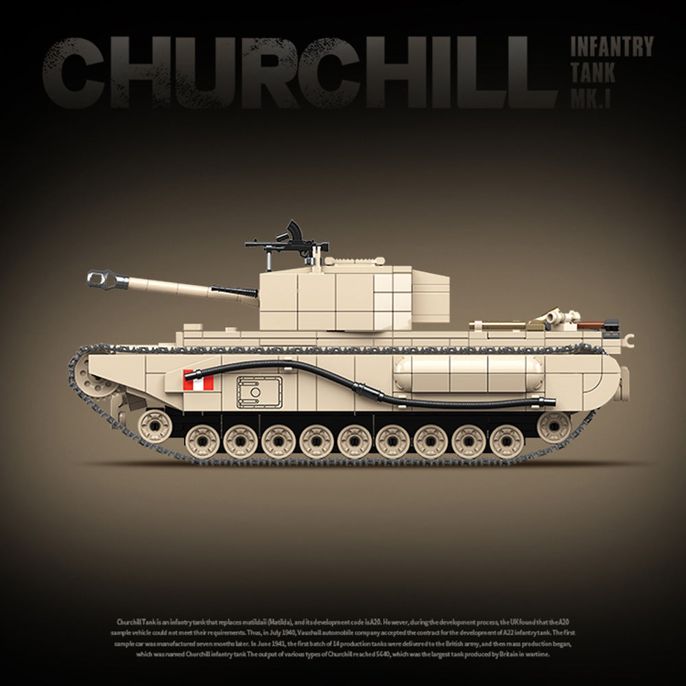 MISINI 100238 CHURCHILL MK.I Infantry TanK