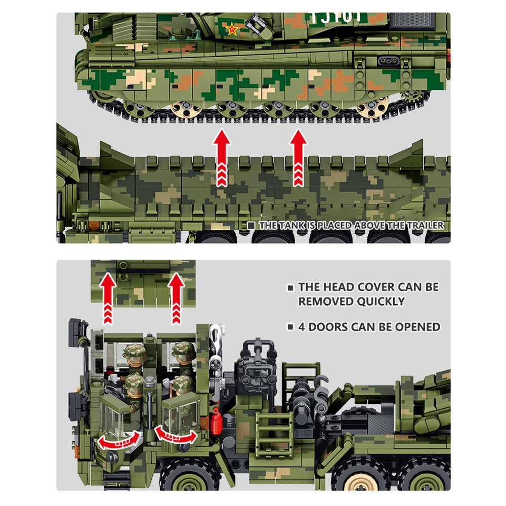 MISINI 688003 99A Panzer Transportation