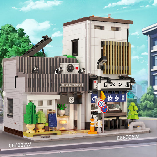 MISINI C66007W Summer Japanese Coffee Shop